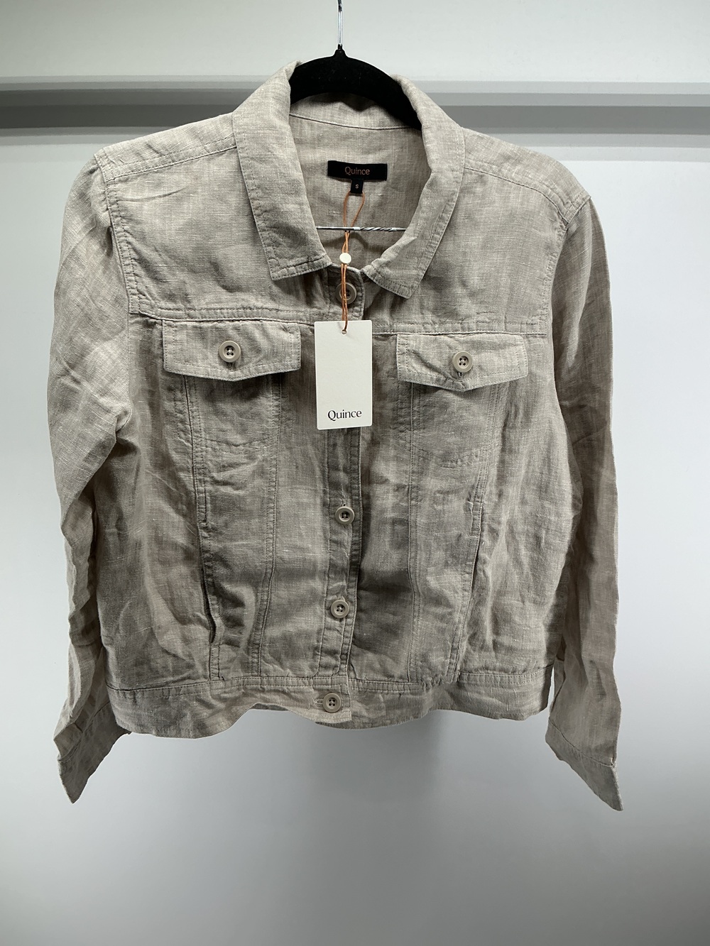 100% European Linen Jacket